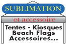 Axin - Sublimation et accessoire - tentes - kiosques - beach flag